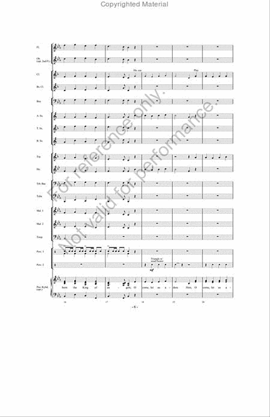 Songs Of Christmas Cheer! Concert Band scores gallery preview page 5