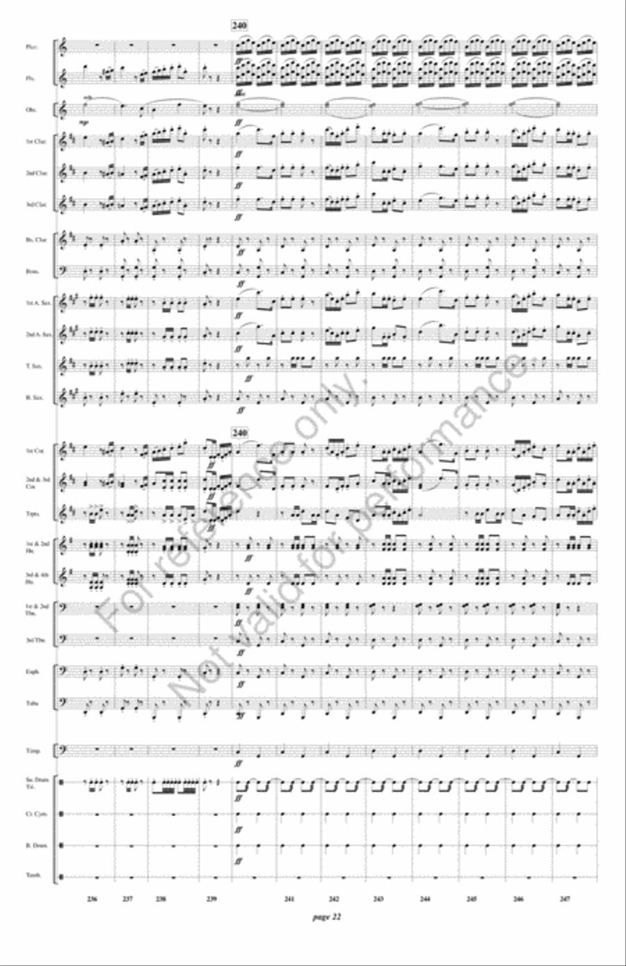 Fatinitza Concert Band scores gallery preview page 23