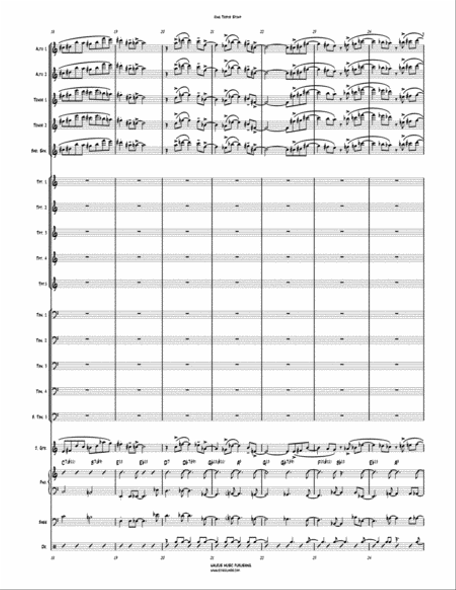 King Terpor Stomp King Terpor Stomp Big Band scores gallery preview page 4