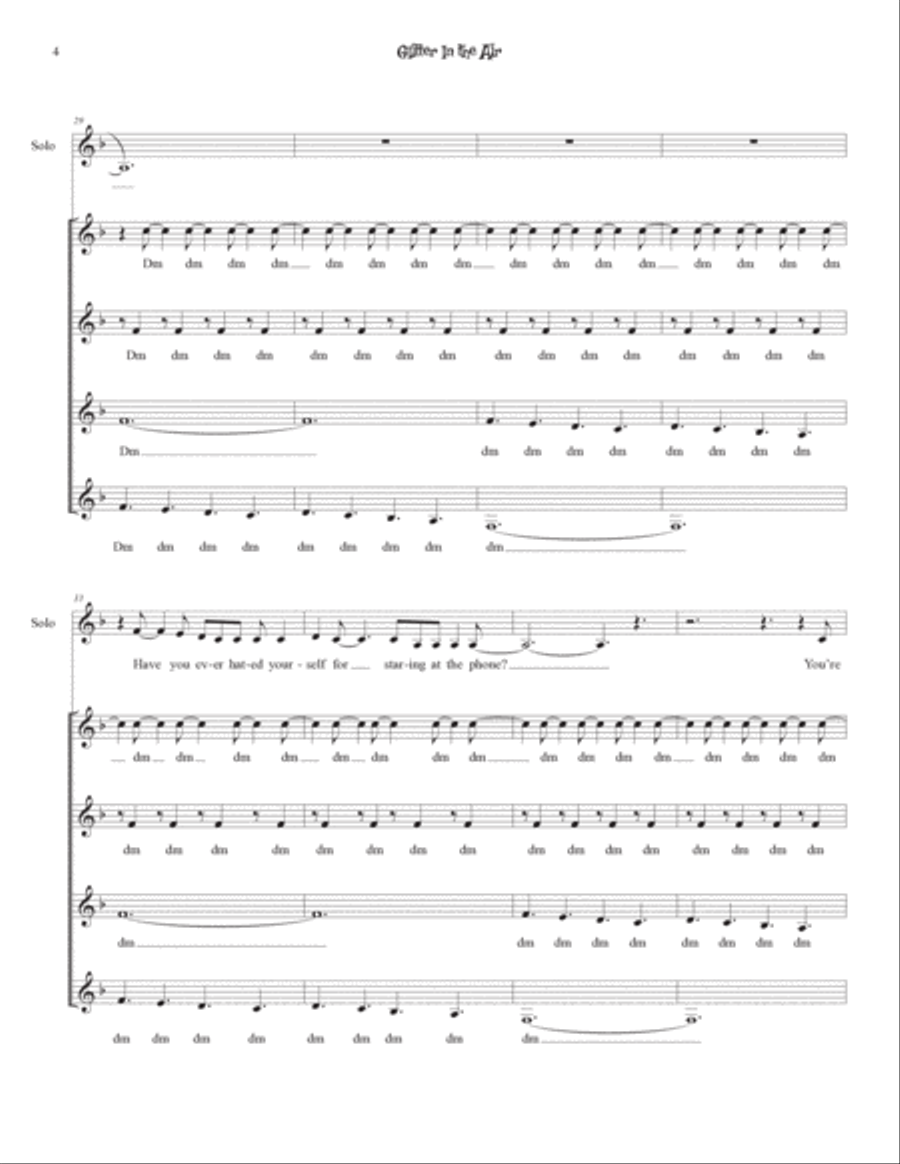 Glitter In The Air Glitter In The Air SSAA scores gallery preview page 4