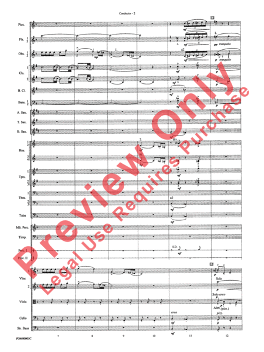An American in Paris Suite Full Orchestra scores gallery preview page 5