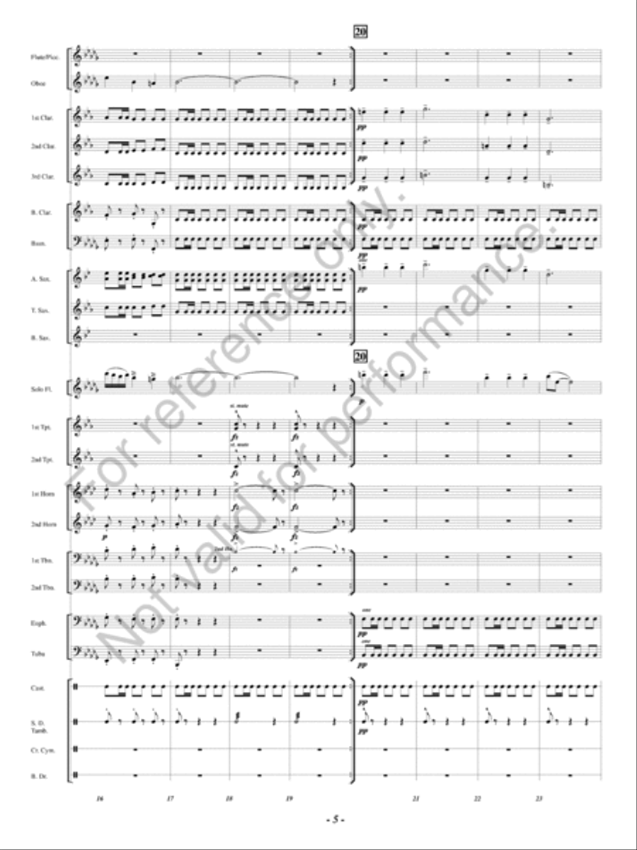 Open Thy Heart Concert Band scores gallery preview page 6