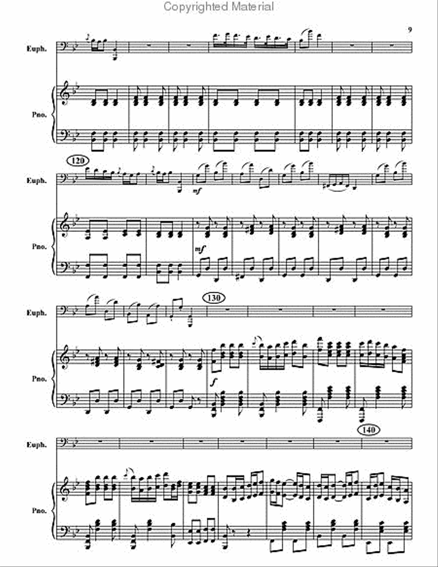 Andante and Hungarian Rondo Euphonium scores gallery preview page 6