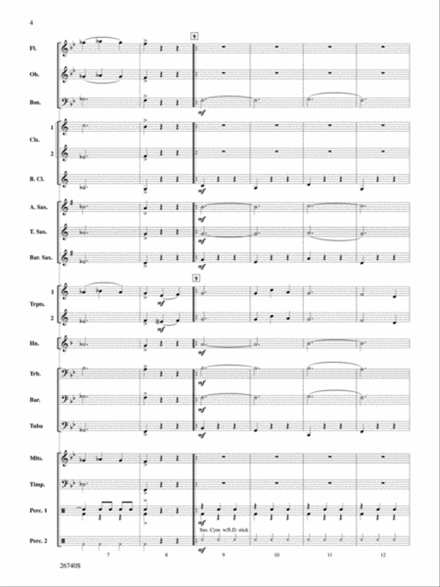 It's the Most Wonderful Time of the Year Concert Band scores gallery preview page 3