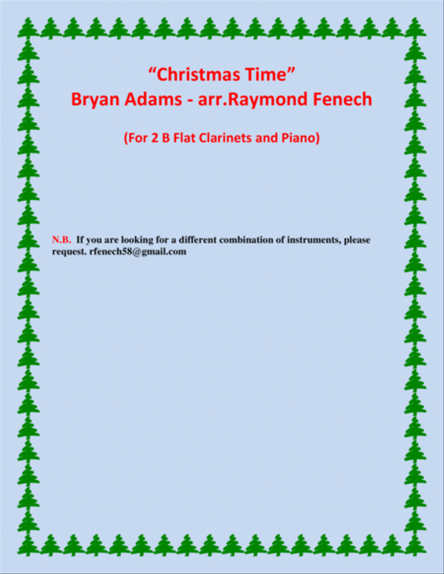 Christmas Time Clarinet Duet scores gallery preview page 3