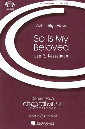 Book cover for So Is My Beloved