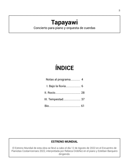 Tapayawi (2 pianos study score)