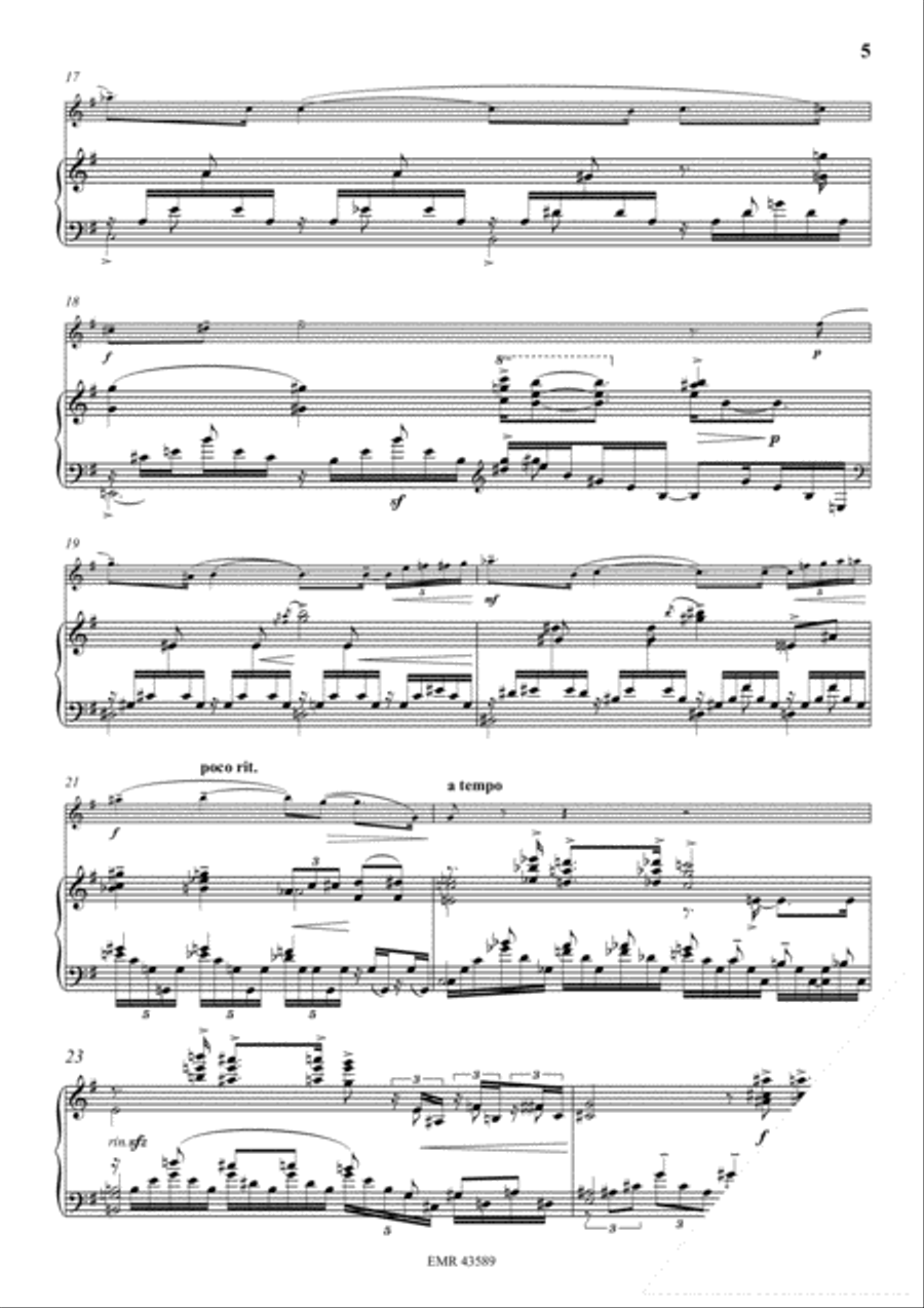 Praludium No. 1 Flute Solo scores gallery preview page 5