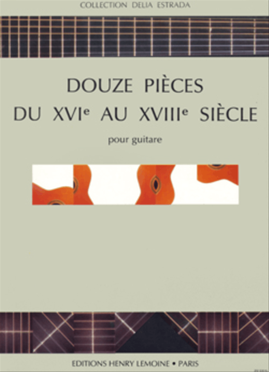 Pieces du 16eme au 18eme siecle Acoustic Guitar scores gallery preview page 1