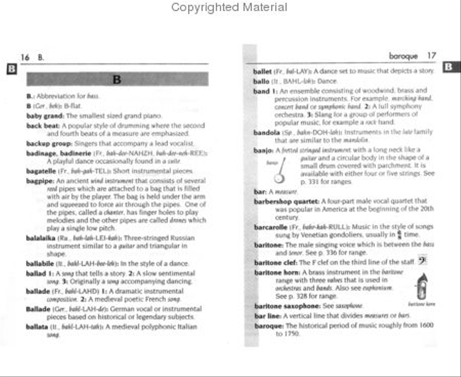 Essential Dictionary of Music Textbook scores gallery preview page 3