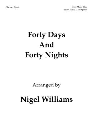 Forty Days and Forty Nights, for Clarinet Duet