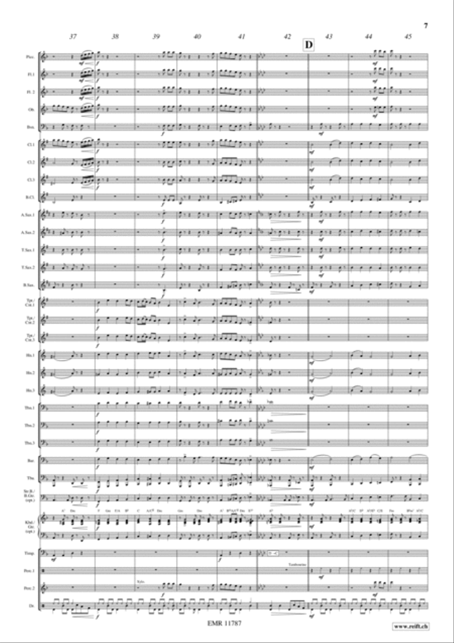 Rocky Folk Concert Band scores gallery preview page 8