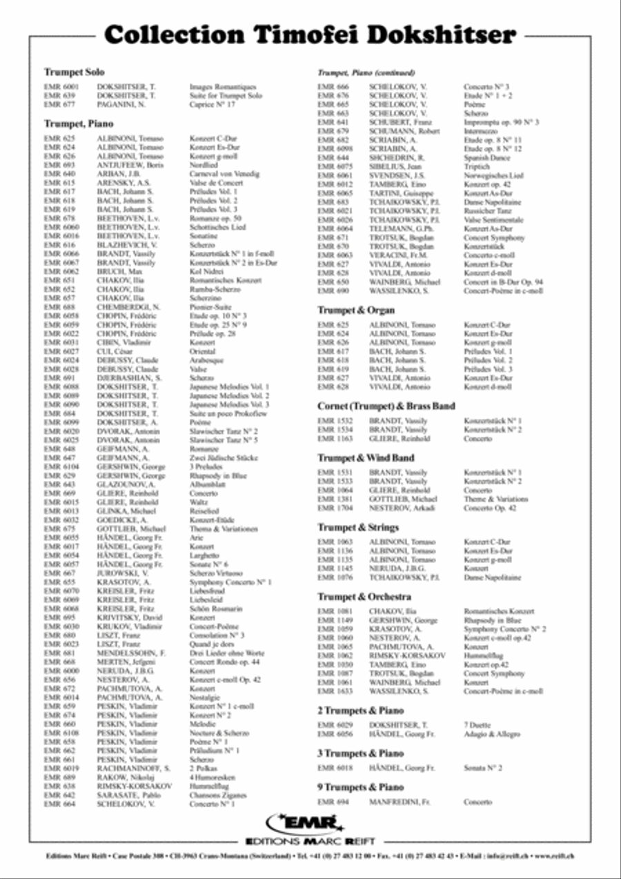 Walzer Walzer Trumpet Solo scores gallery preview page 6