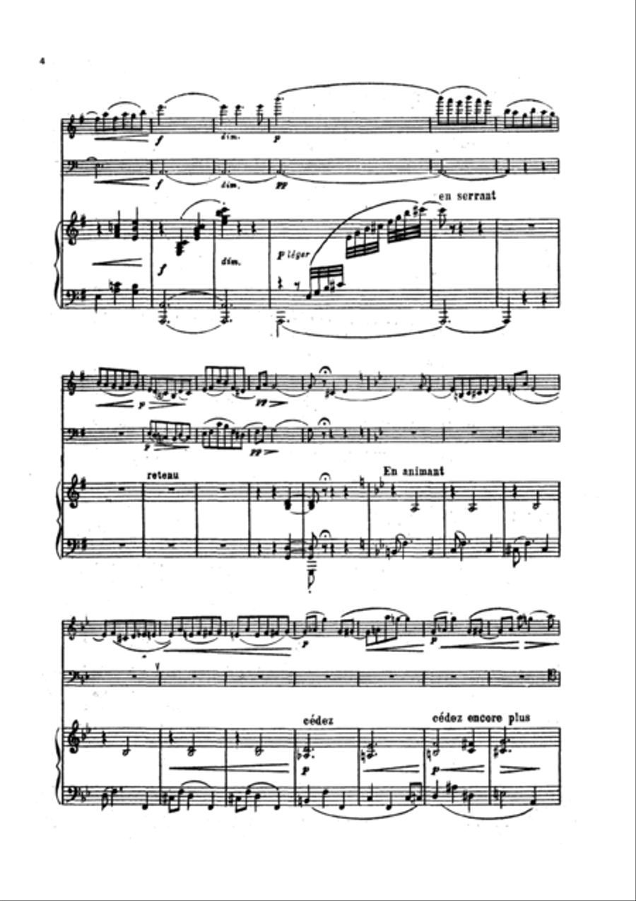 La plus que lente La plus que lente Piano Trio scores gallery preview page 4