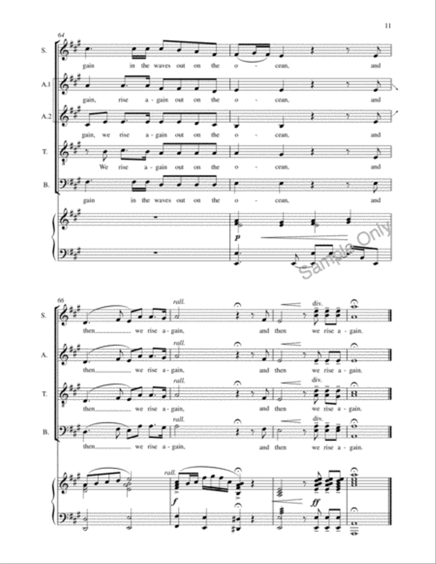We Rise Again We Rise Again 4-Part scores gallery preview page 10