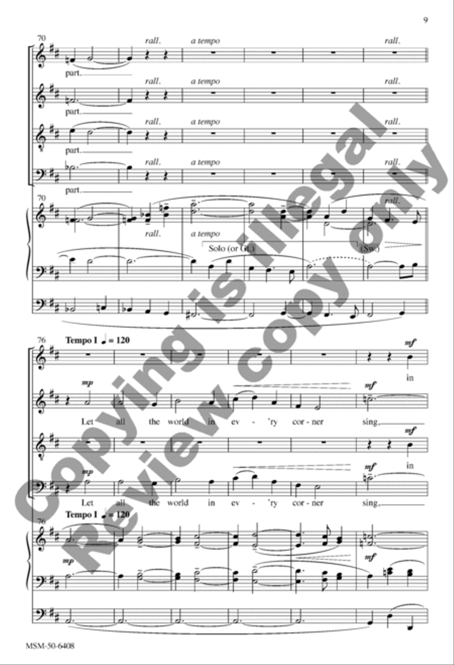 Antiphon 4-Part scores gallery preview page 9