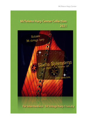 Stella Splendens - intermediate & 34 String Harp | McTelenn Harp Center