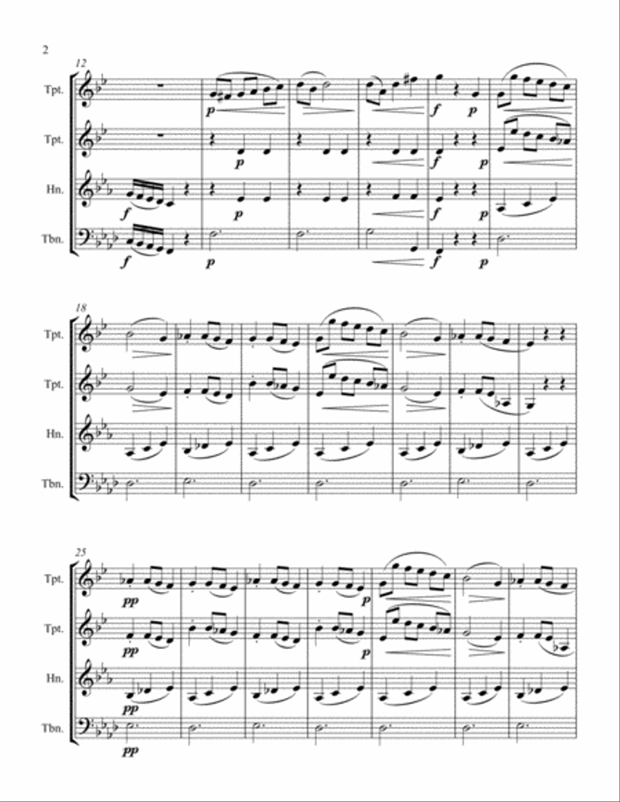 Die Dorfhexe Brass Ensemble scores gallery preview page 2