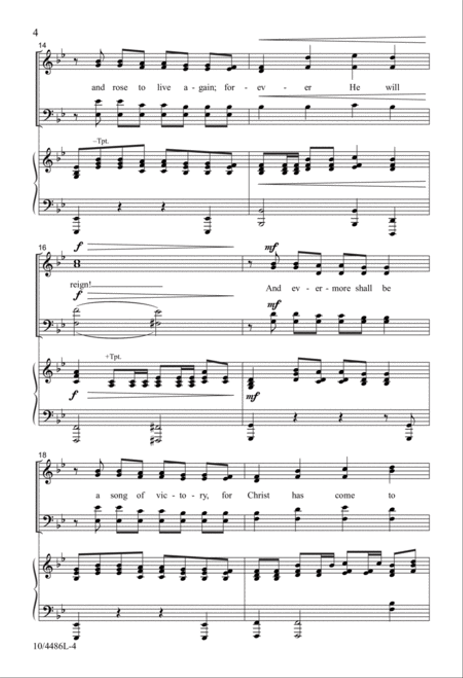 The Day of Resurrection The Day of Resurrection 4-Part scores gallery preview page 4