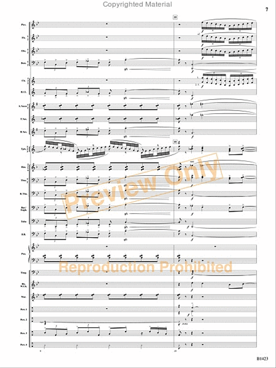 Dakota Fanfare Dakota Fanfare Concert Band scores gallery preview page 38