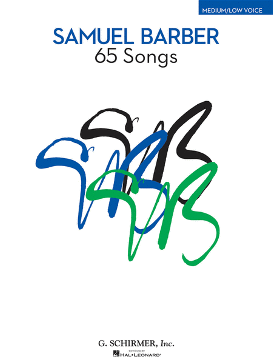 Samuel Barber: 65 Songs image number null