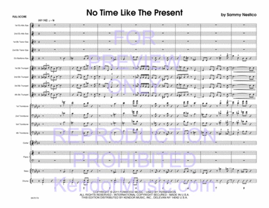 No Time Like The Present (Full Score)