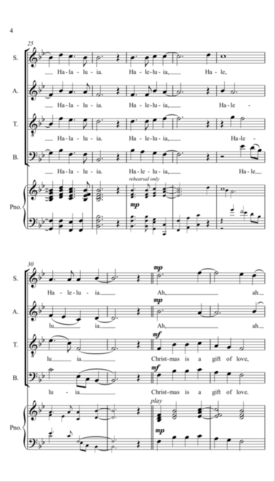 A Christmas Anthem Choir scores gallery preview page 4