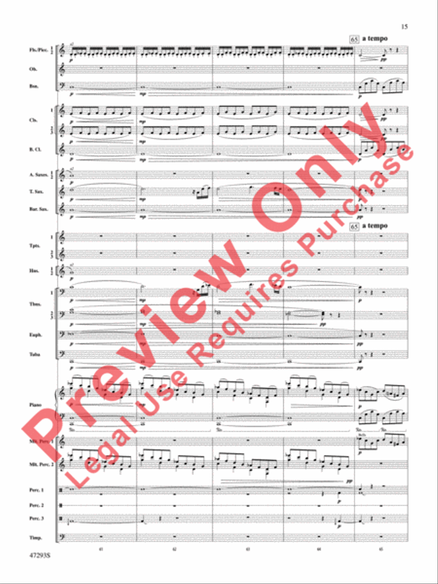 Phantasmagoria Phantasmagoria Concert Band scores gallery preview page 16