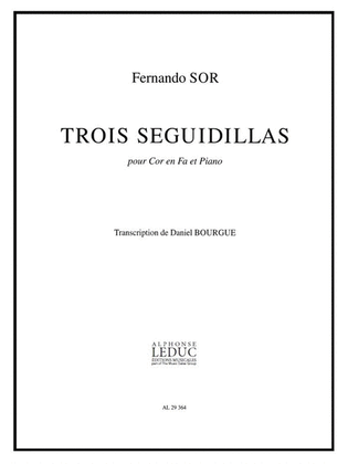 Book cover for 3 Seguidillas (horn & Piano)