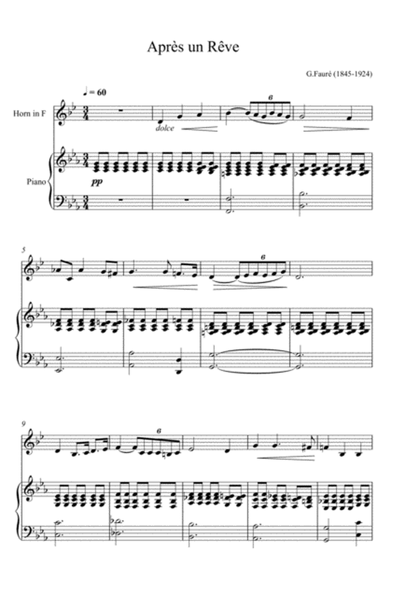 Gabriel Fauré - Après un rêve (French Horn Solo) image number null