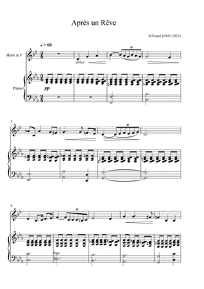 Gabriel Fauré - Après un rêve (French Horn Solo)