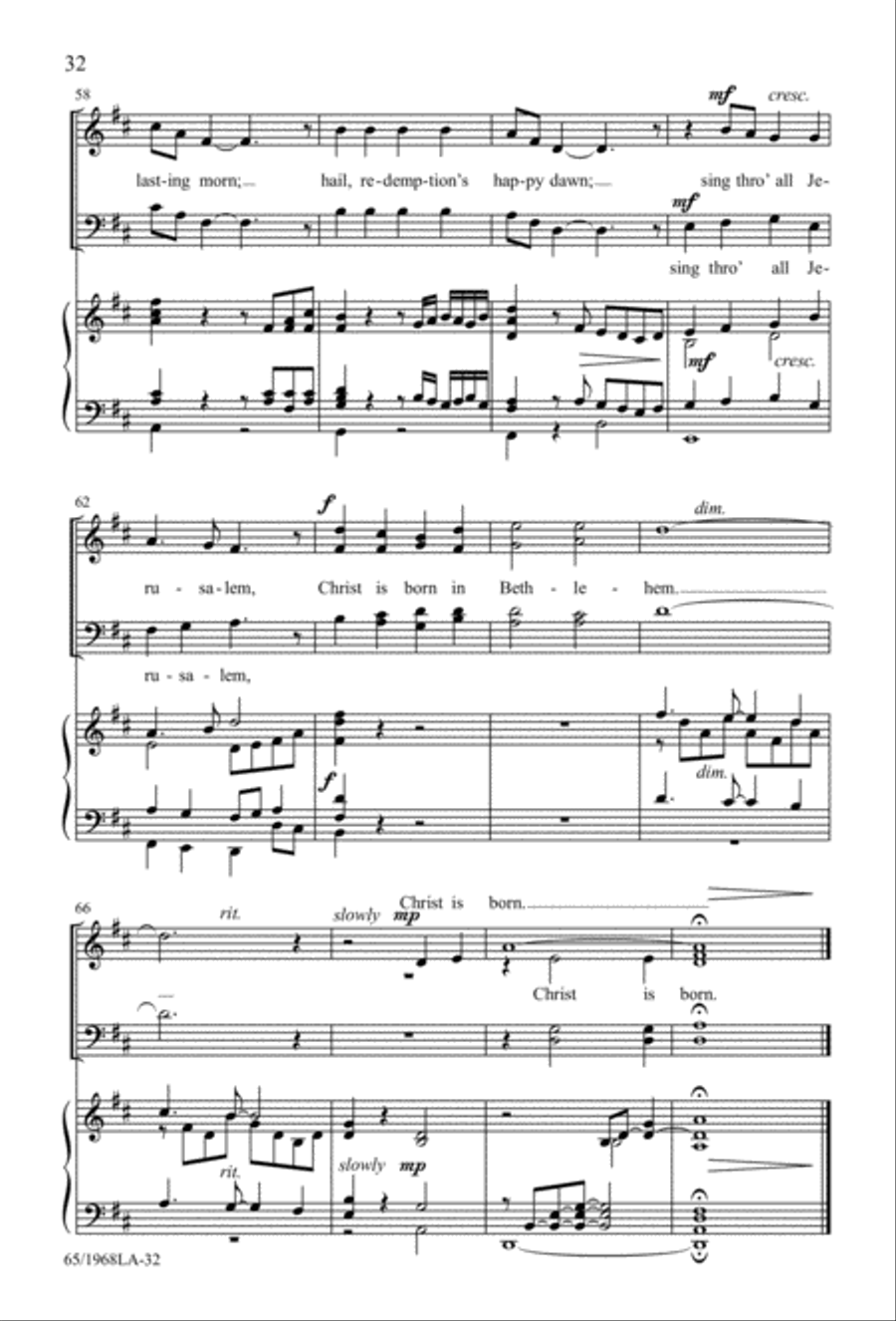 The Word Made Flesh 4-Part scores gallery preview page 34