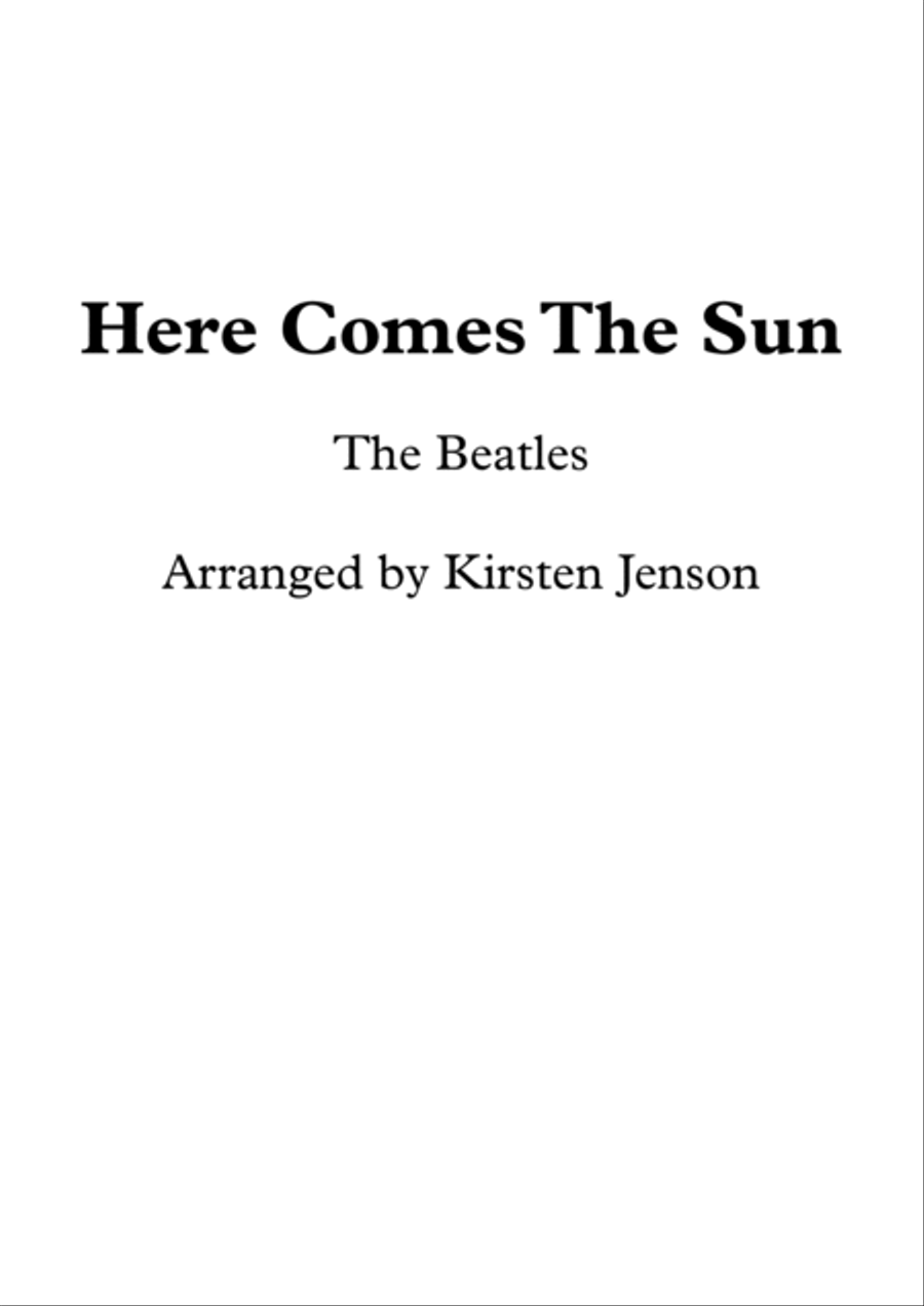 Here Comes The Sun Here Comes The Sun String Duet scores gallery preview page 2