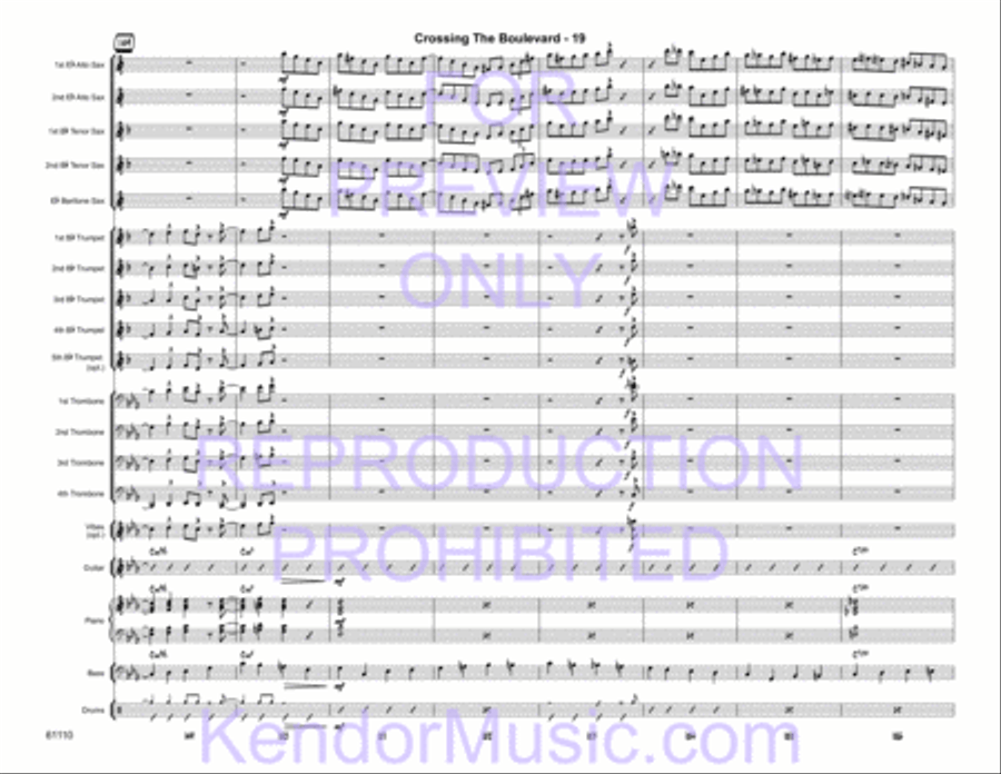Crossing the Boulevard Crossing the Boulevard Jazz Ensemble scores gallery preview page 21