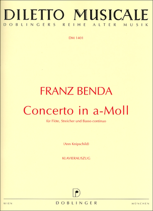 Concerto in a-moll fur Flote, Streicher und B.C.