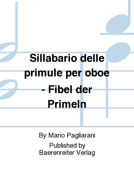 Sillabario delle primule per oboe - Fibel der Primeln (1989)