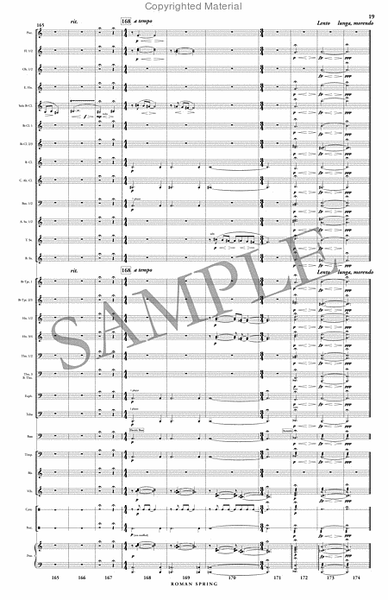 Roman Spring (score & parts) image number null