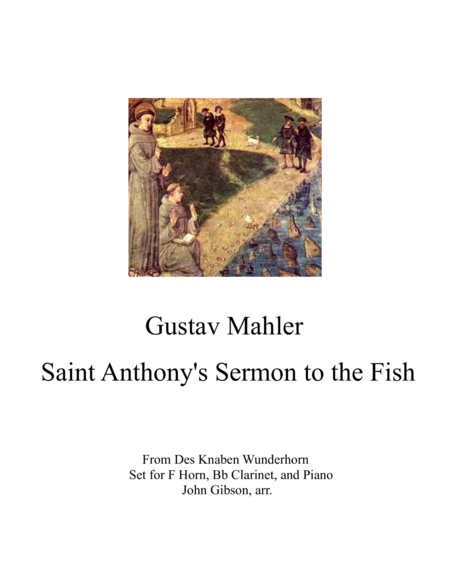 Sermon to the Fish for Horn, Clarinet and Piano image number null