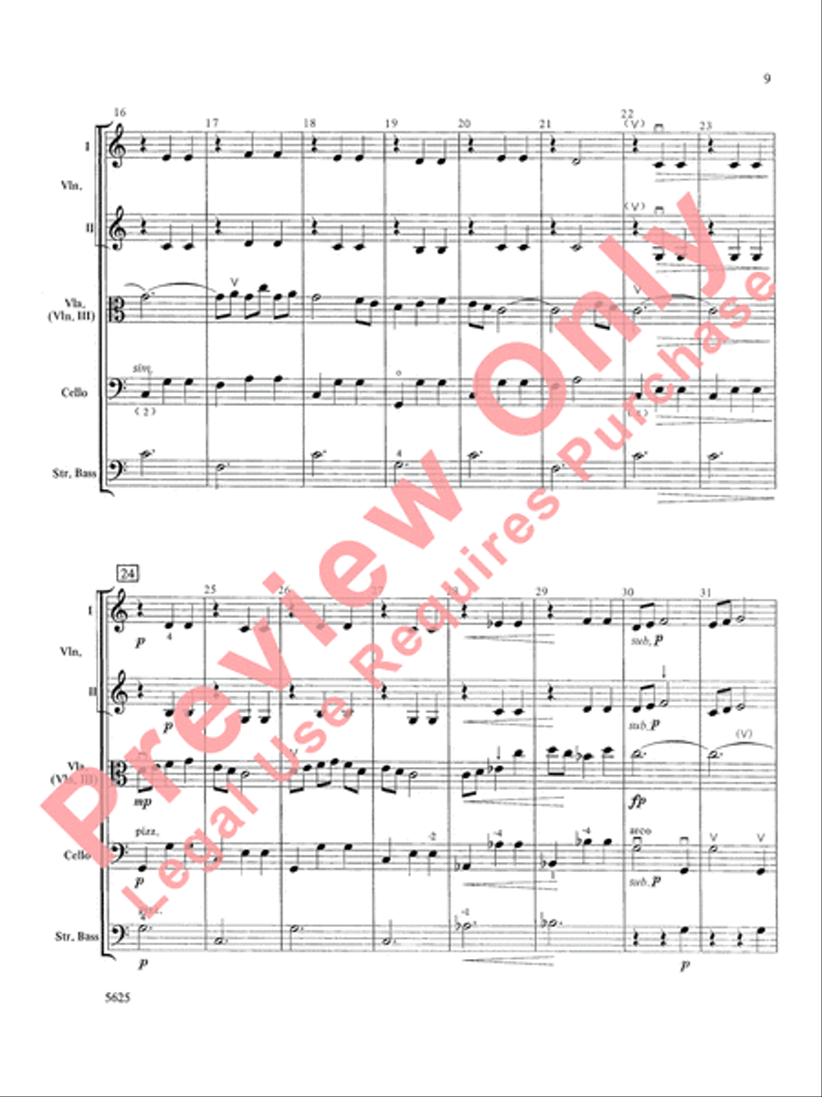 Serendipity Suite String Orchestra scores gallery preview page 10