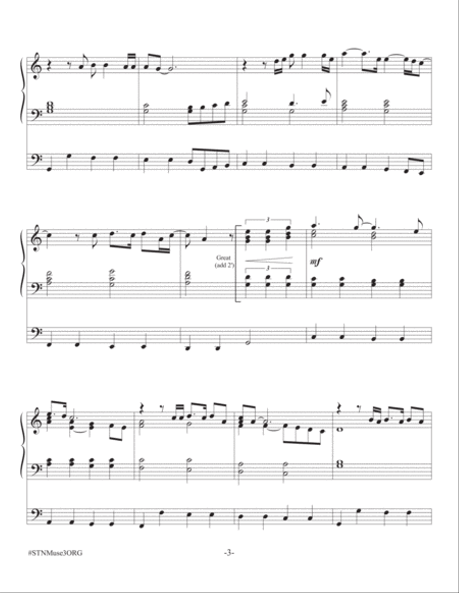 A Whiter Shade Of Pale Organ Solo scores gallery preview page 3
