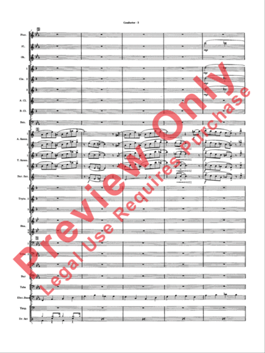 Five to Go Five to Go Concert Band scores gallery preview page 5