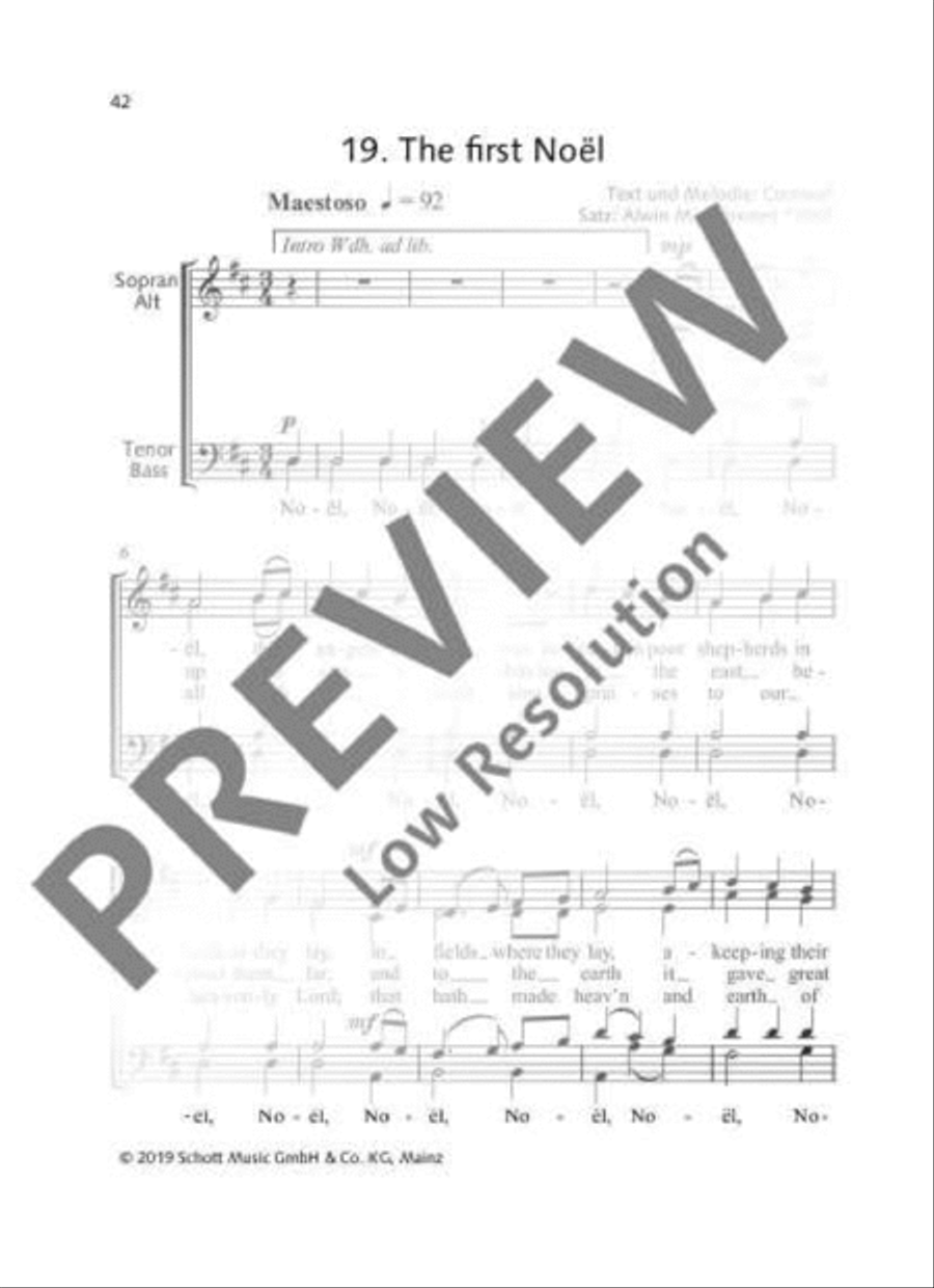 The first Noël 4-Part scores gallery preview page 2