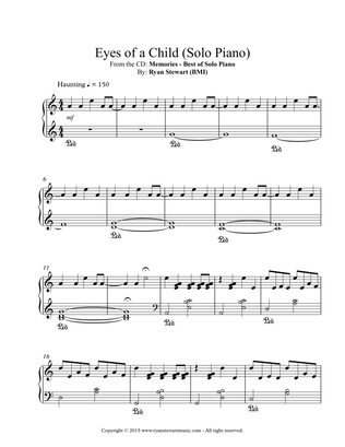 Eyes Of A Child (Solo Piano)