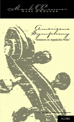 Book cover for Americana Symphony "Variations on Appalachia Waltz" (score – symphony orchestra)