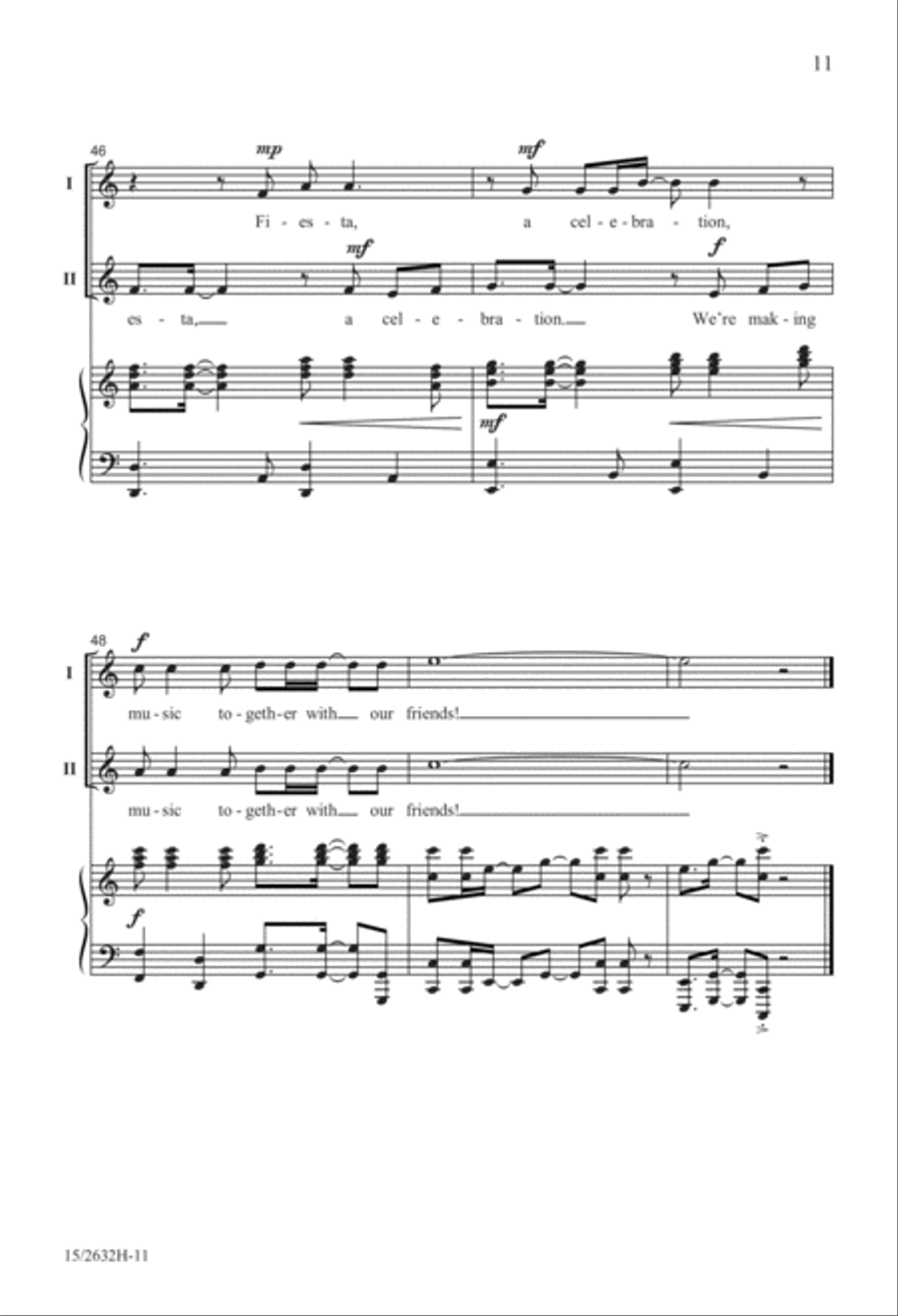 Cantando con los amigos 2-Part scores gallery preview page 12