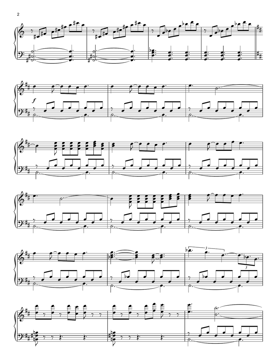 Meet Han (from Solo: A Star Wars Story) Piano Solo scores gallery preview page 2