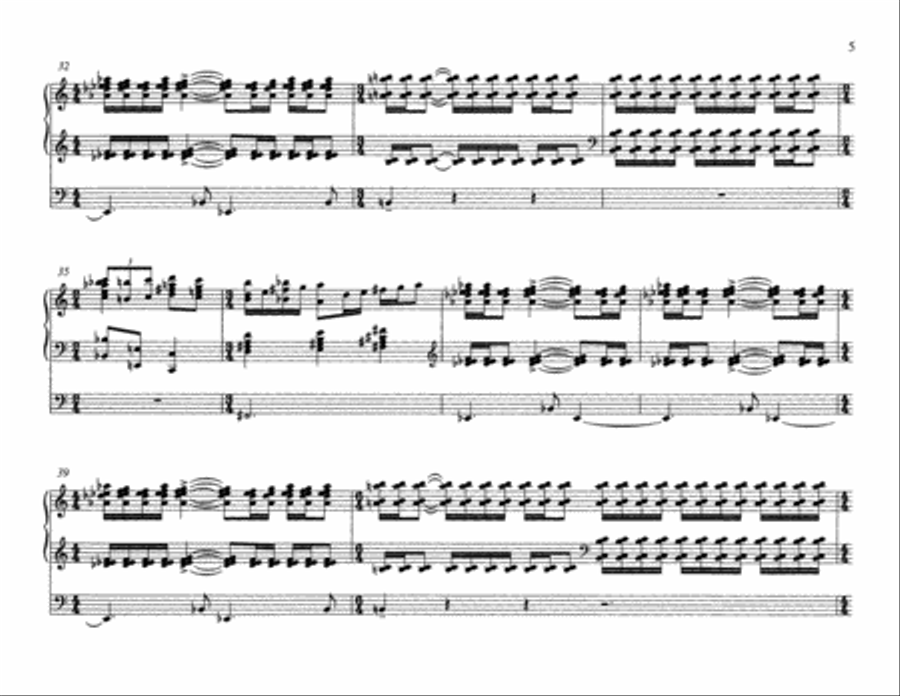 Toccata, Adagio and Fugue Organ scores gallery preview page 4