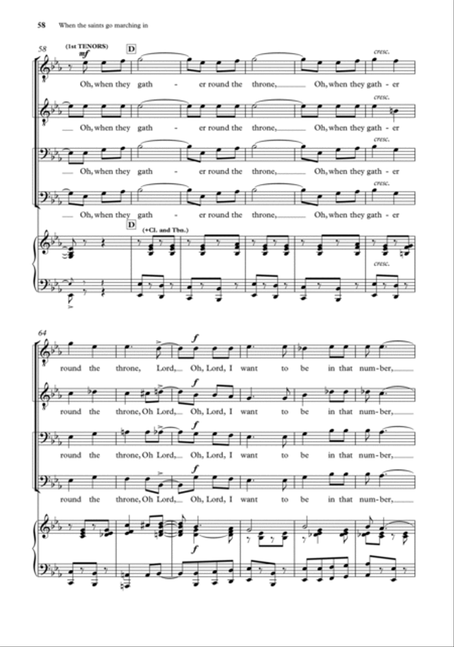 John Rutter Choral Works for TTBB choirs TTBB scores gallery preview page 20