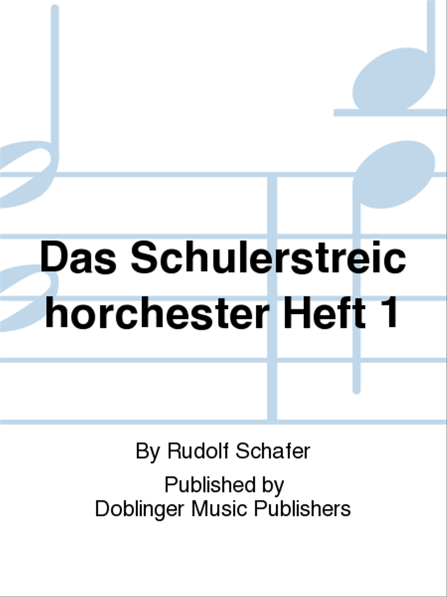 Das Schulerstreichorchester Heft 1 String Orchestra scores gallery preview page 1