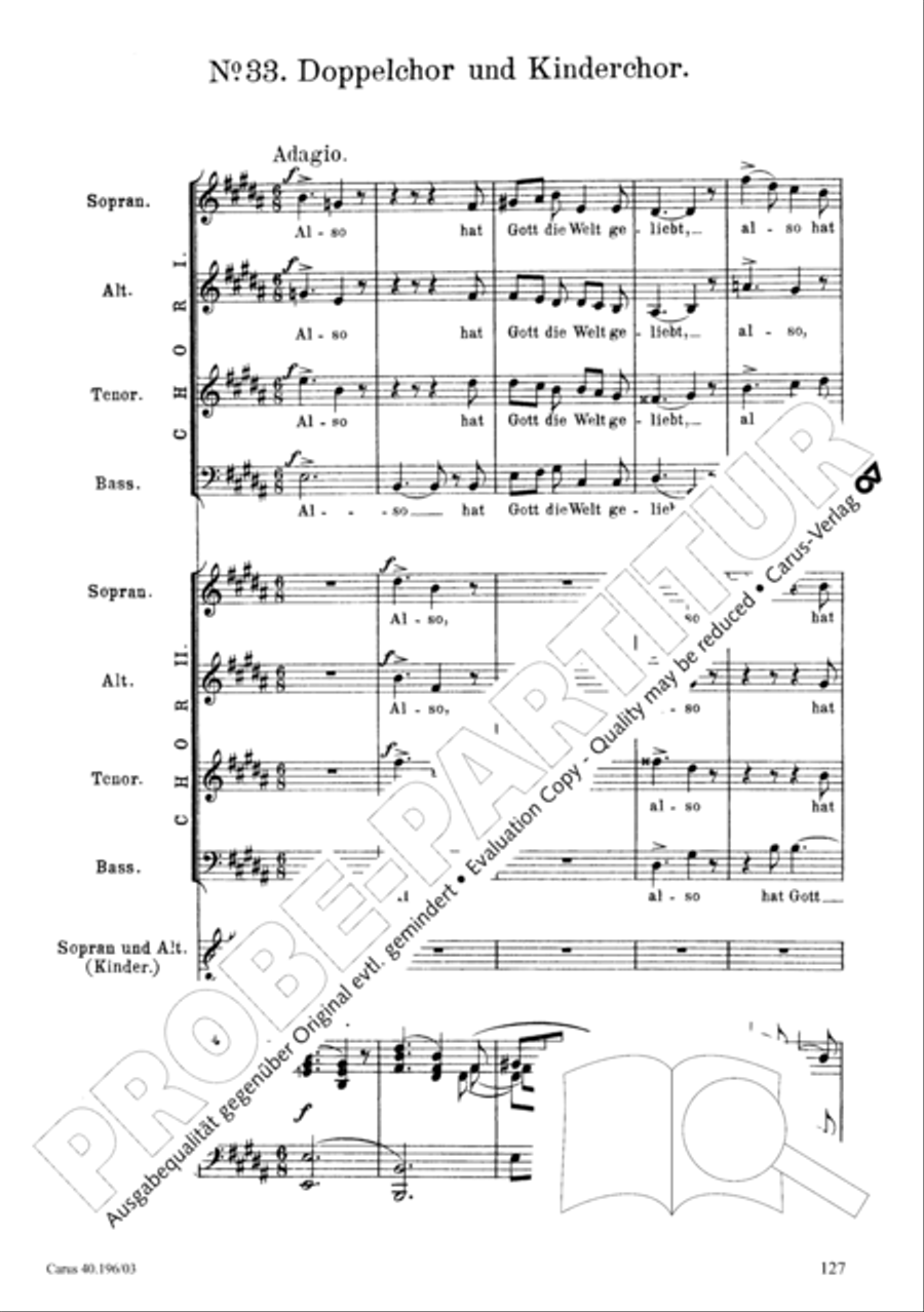 Die Geburt Christi SSA scores gallery preview page 128